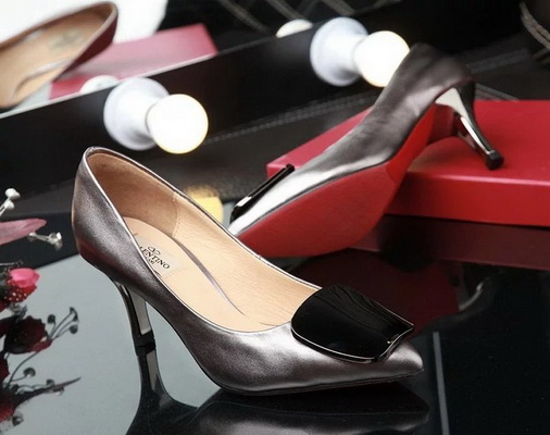 Valentino Shallow mouth stiletto heel Shoes Women--018